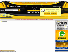 Tablet Screenshot of lojarenotech.com.br